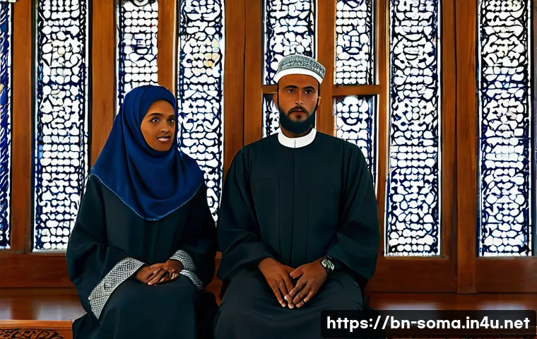 소말리아의 법률 체계 - A detailed scene depicting a Somali courtroom blending traditional Sharia law and modern legal eleme...